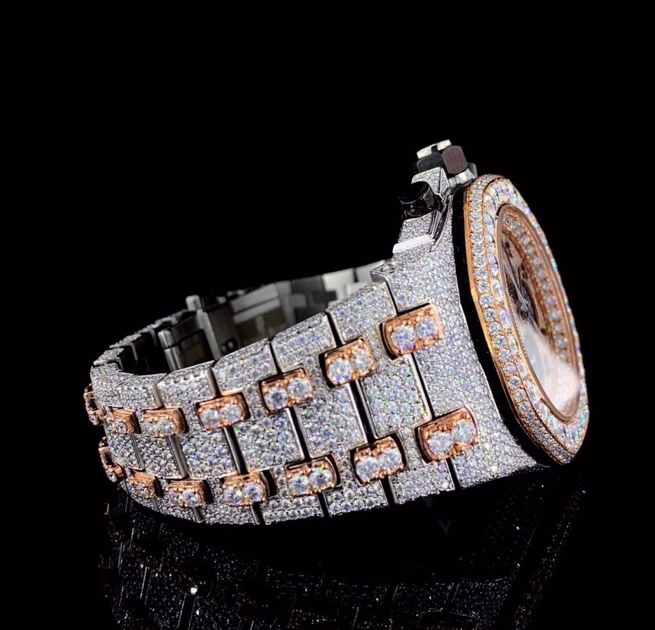 AP style ICED OUT Moissanite watch | VVS quality | Automatic watch