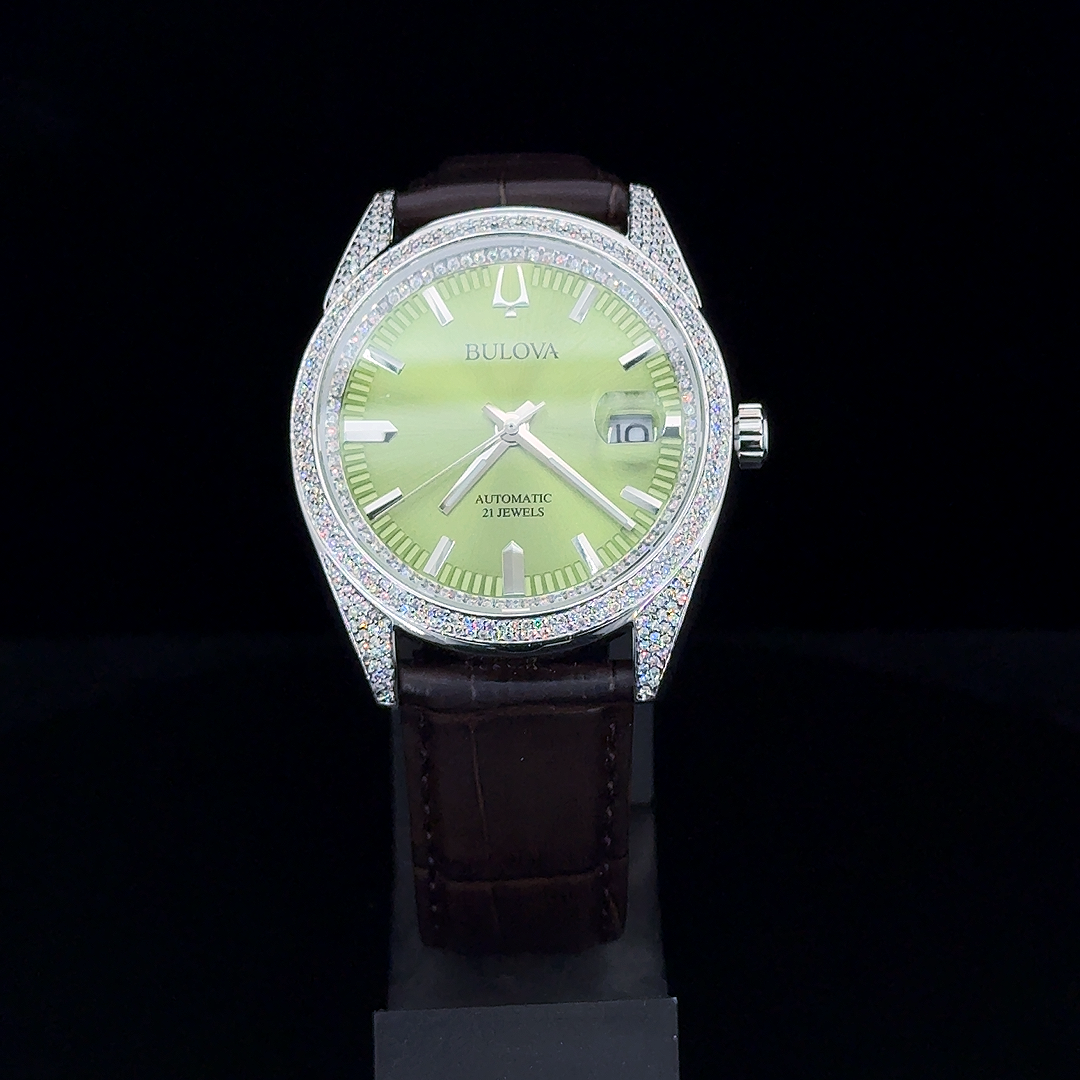 Bulova Surveyor watch | Real Diamond watch | Automatic watch