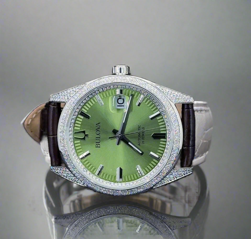Bulova Surveyor watch | Real Diamond watch | Automatic watch