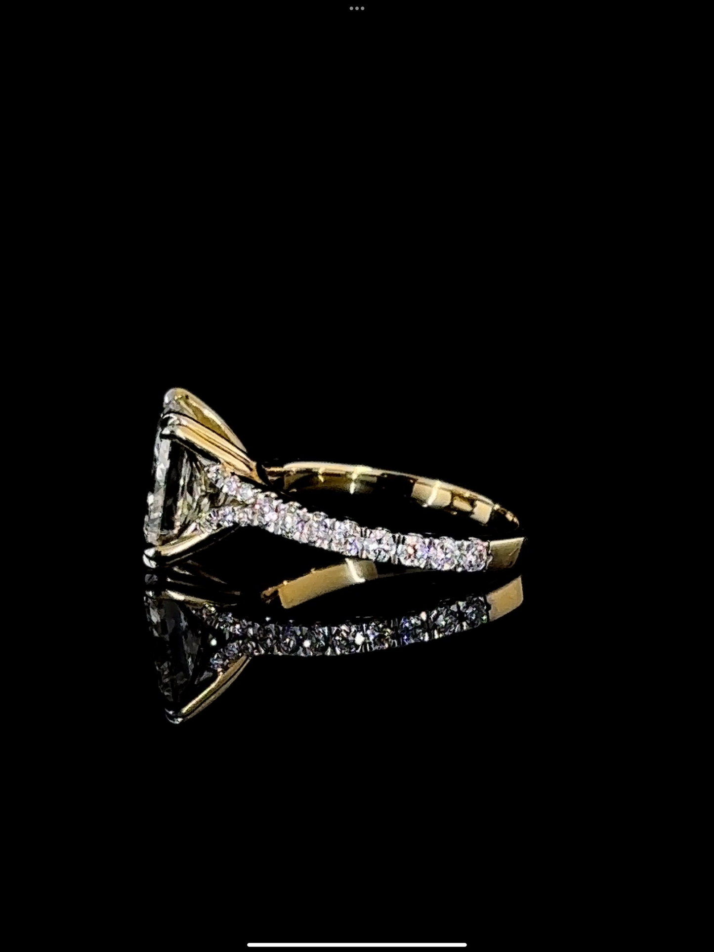 Elegant Lab-Grown Diamond Ring (10k Gold) | 5CT Princess cut Diamond