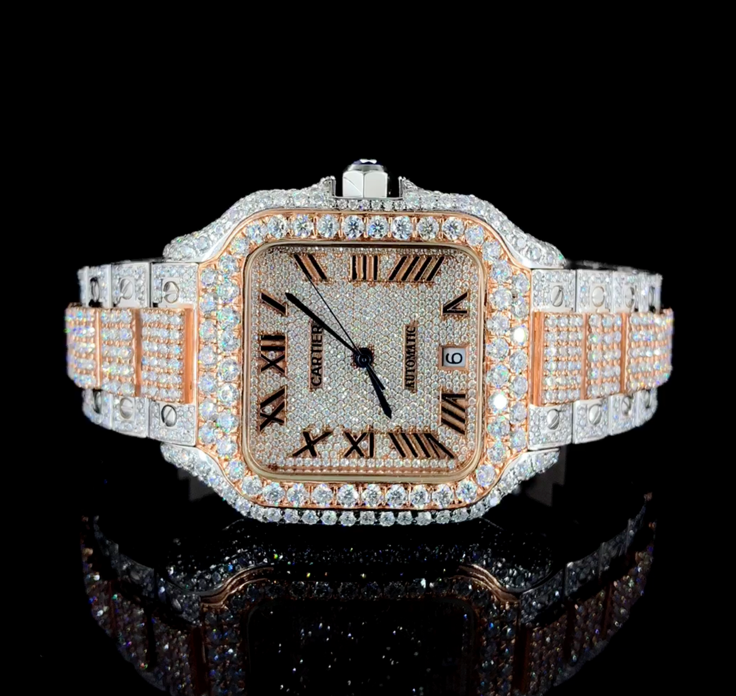 Beautiful Hiphop moissanite watch | VVS1