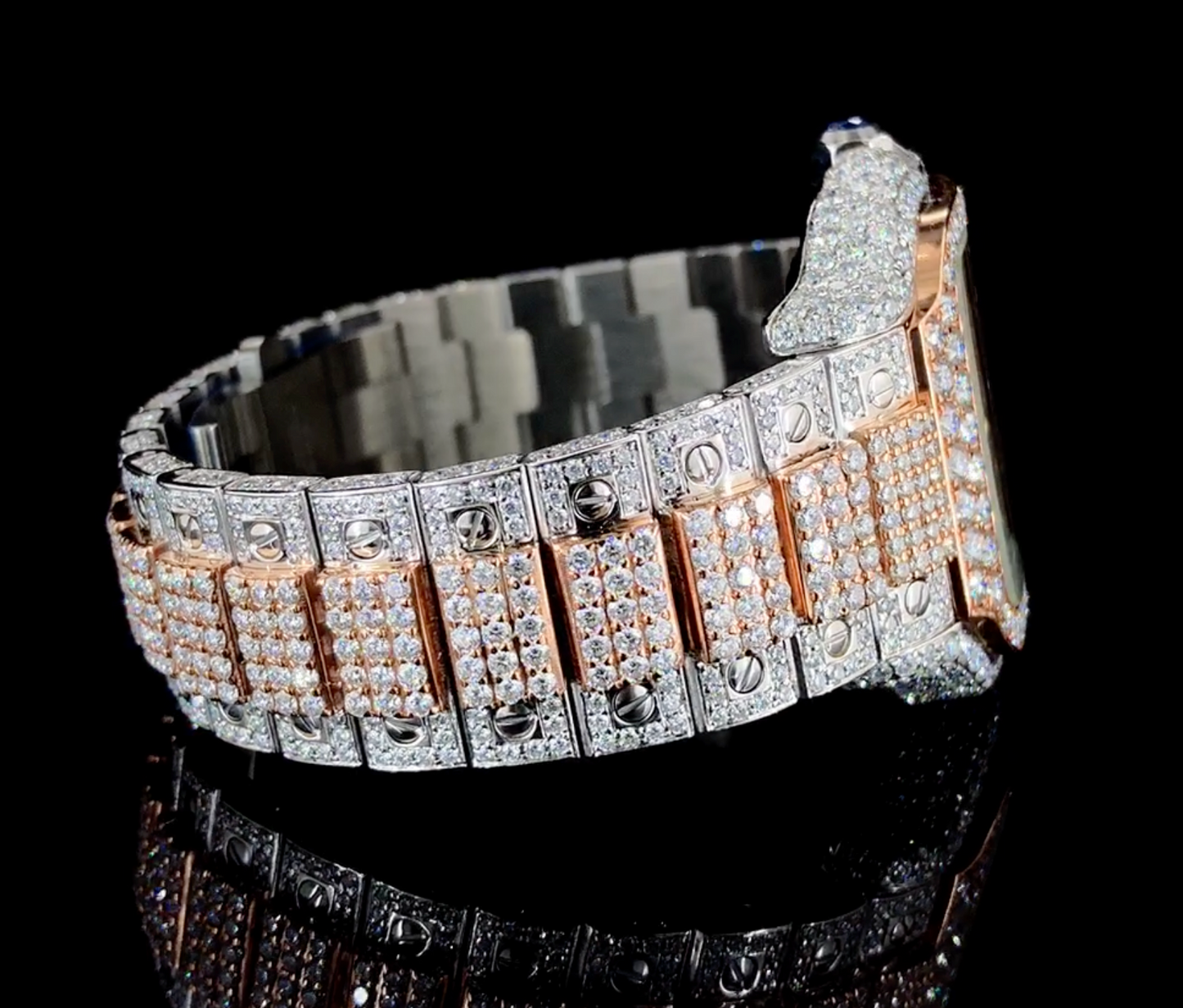 Beautiful Hiphop moissanite watch | VVS1