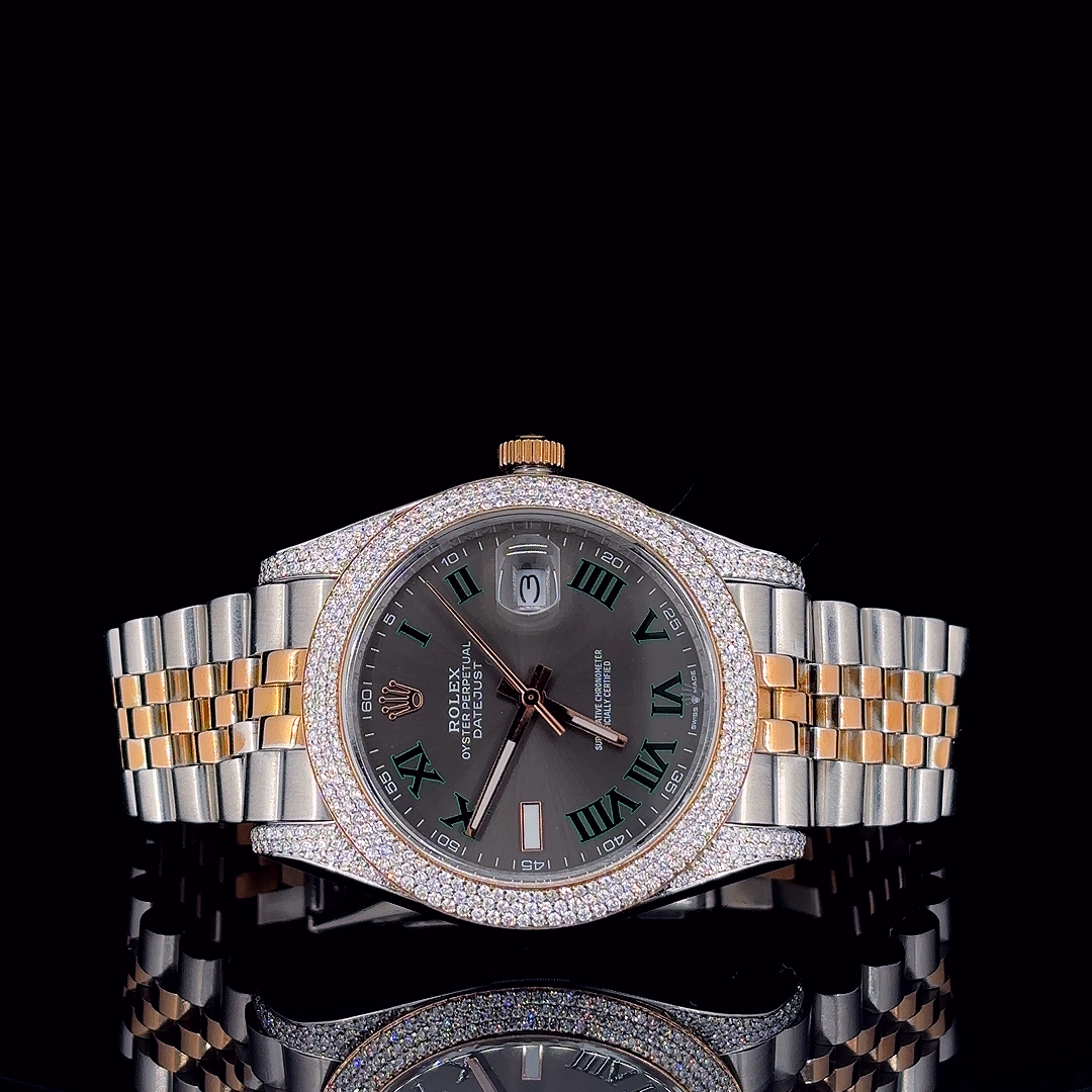 Best Selling Lab Grown Diamond watch | Mechanical watch by Grinos Diamonds