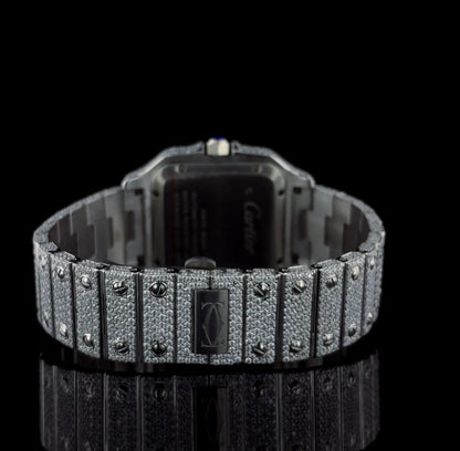 FULLY Iced out Moissanite watch | VVS diamonds | Automatic watch |