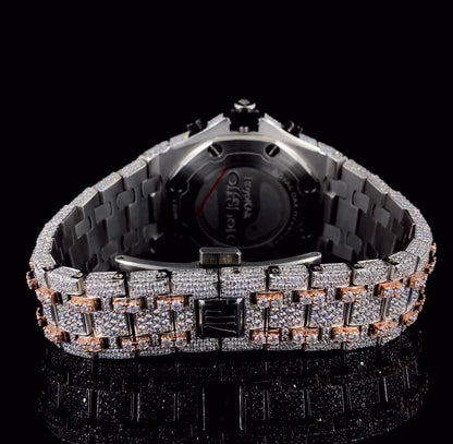 AP style ICED OUT Moissanite watch | VVS quality | Automatic watch