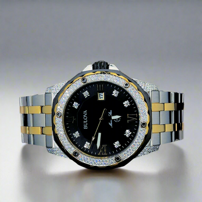 Bulova marine star watch for men | Luxury watch | Lab grown Diamond