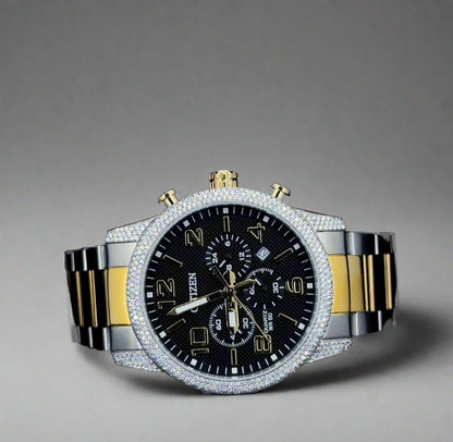 Citizen watch gn4 studded with natural diamonds | watch for men | Diamond watch |