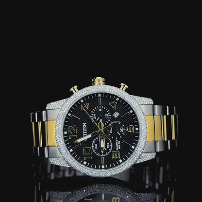 Citizen watch gn4 studded with natural diamonds | watch for men | Diamond watch |