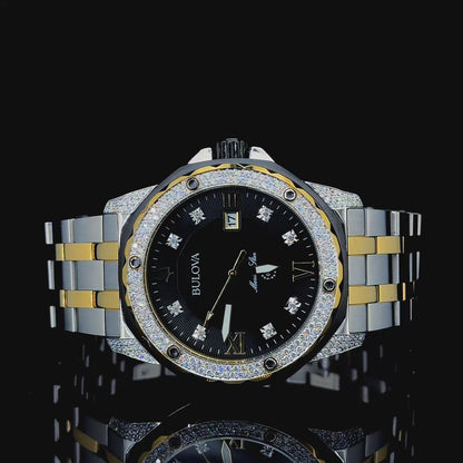Bulova marine star watch for men | Luxury watch | Lab grown Diamond