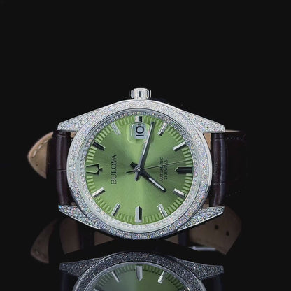 Bulova Surveyor watch | Real Diamond watch | Automatic watch